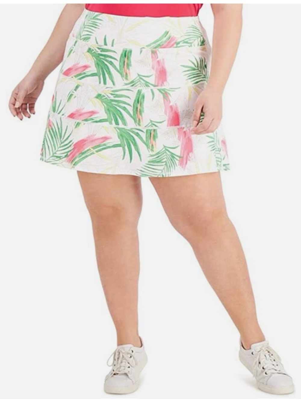 IDEOLOGY Womens Plus 1x Tiered Golf Tennis Skirt Skort Comfort Summer NWT - Picture 3 of 7